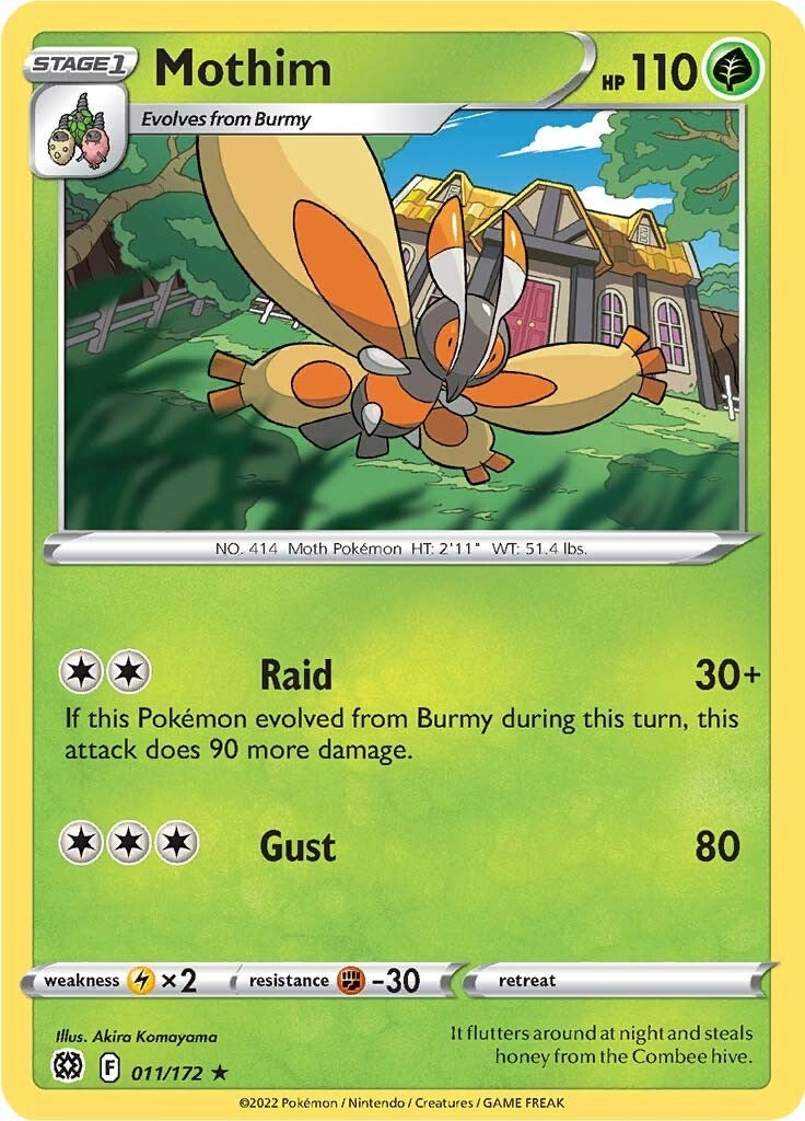 Image for Mothim (011/172) [SWSH09: Brilliant Stars] - Pokemon