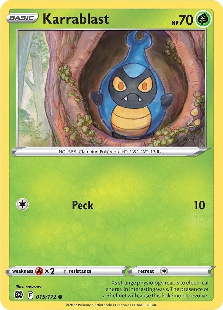 Image for Karrablast (015/172) [SWSH09: Brilliant Stars] - Pokemon