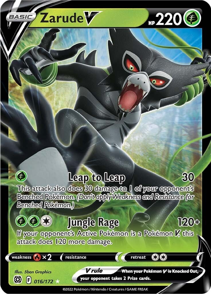 Image for Zarude V (016/172) [SWSH09: Brilliant Stars] - Pokemon