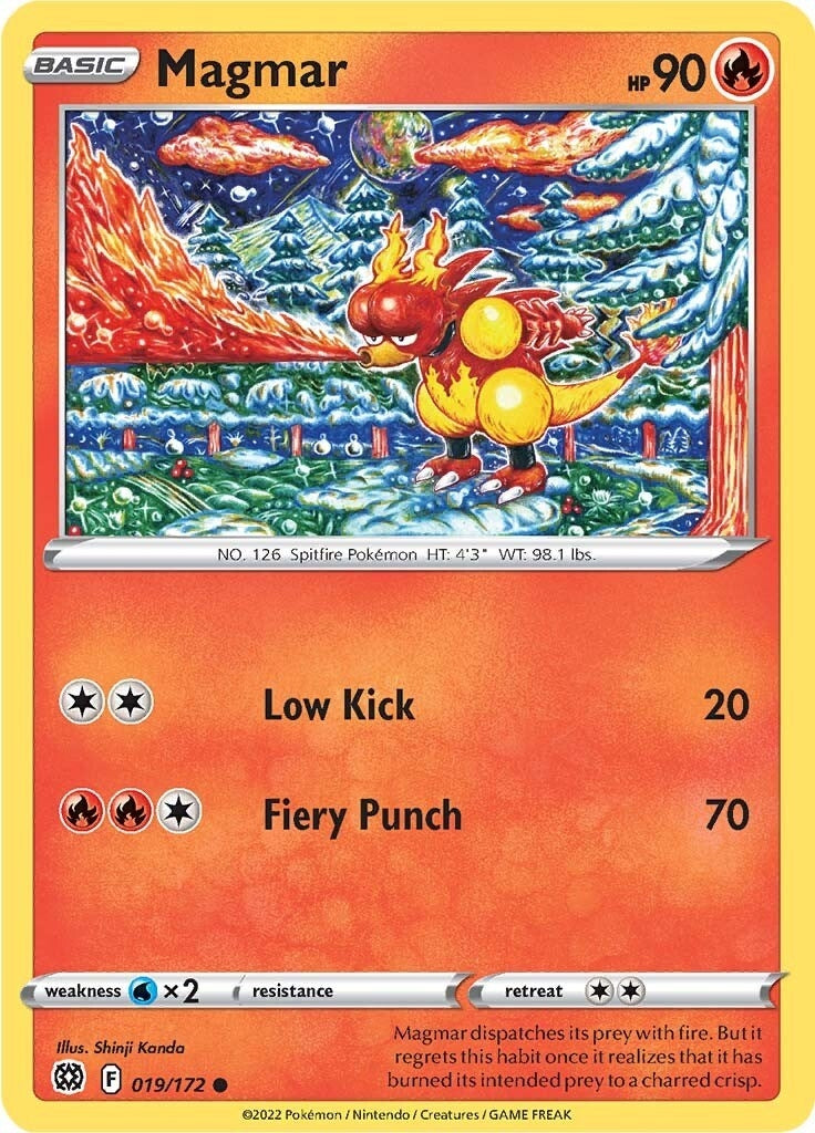 Image for Magmar (019/172) [SWSH09: Brilliant Stars] - Pokemon