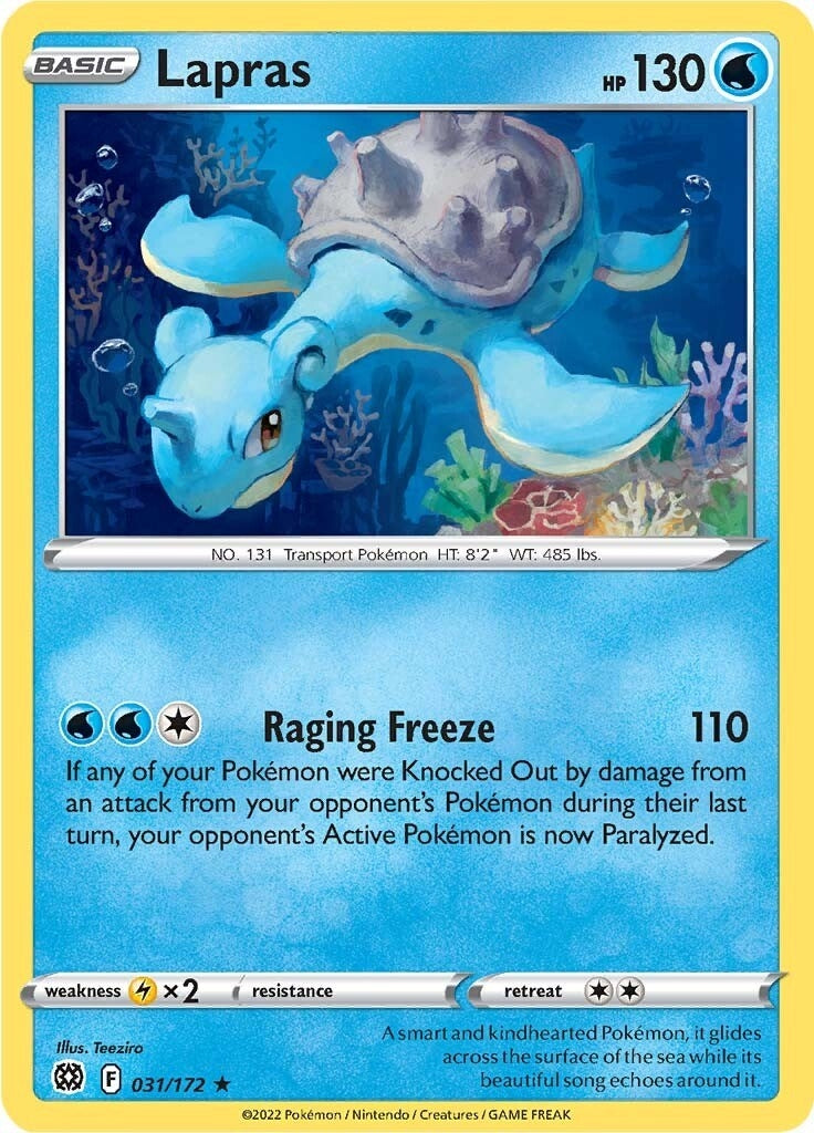 Image for Lapras (031/172) [SWSH09: Brilliant Stars] - Pokemon