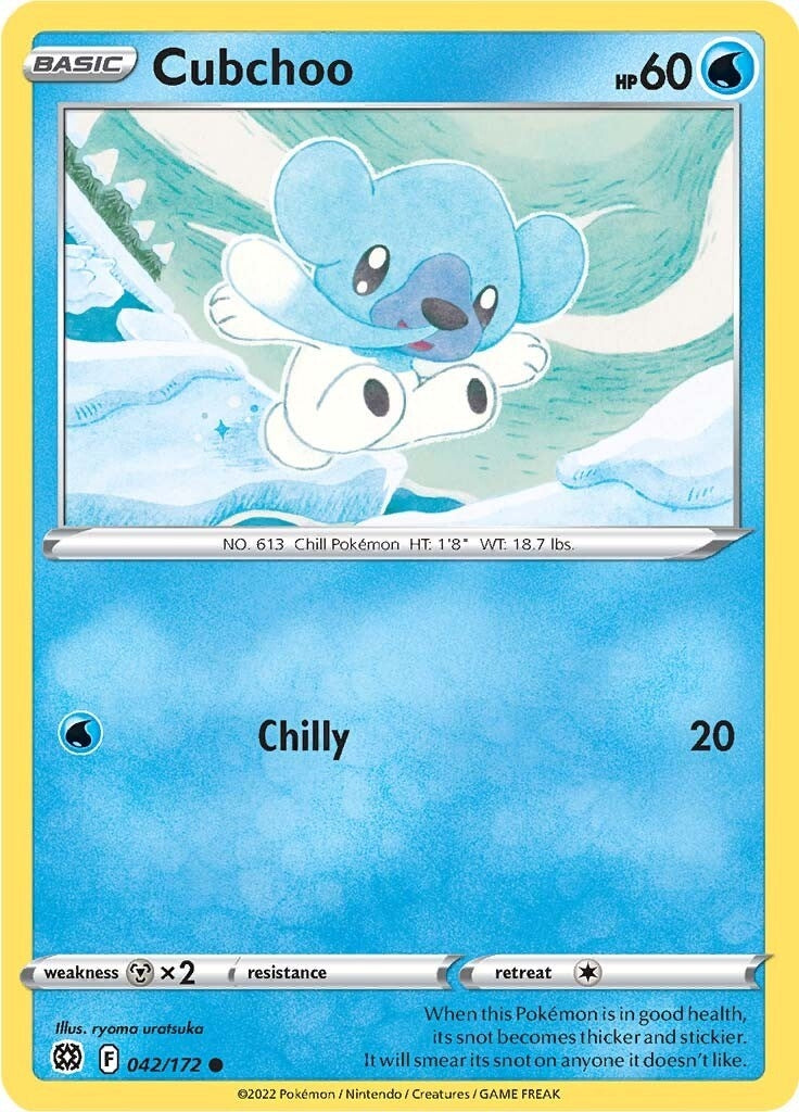 Image for Cubchoo (042/172) [SWSH09: Brilliant Stars] - Pokemon