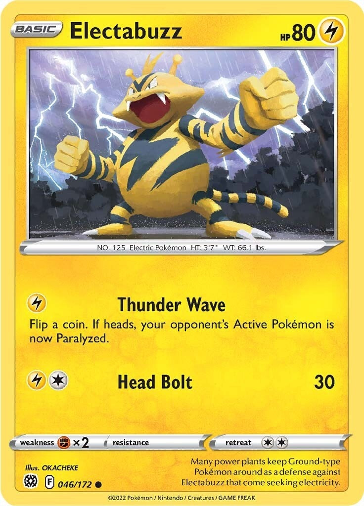 Image for Electabuzz (046/172) [SWSH09: Brilliant Stars] - Pokemon