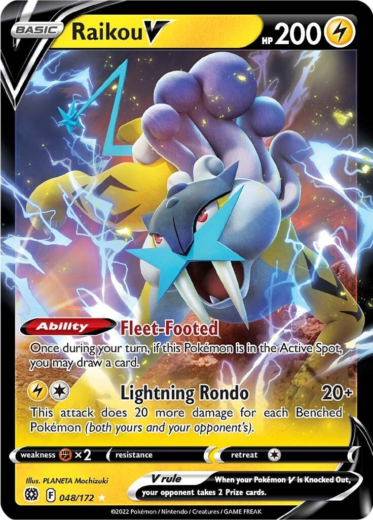 Image for Raikou V (048/172) [SWSH09: Brilliant Stars] - Pokemon