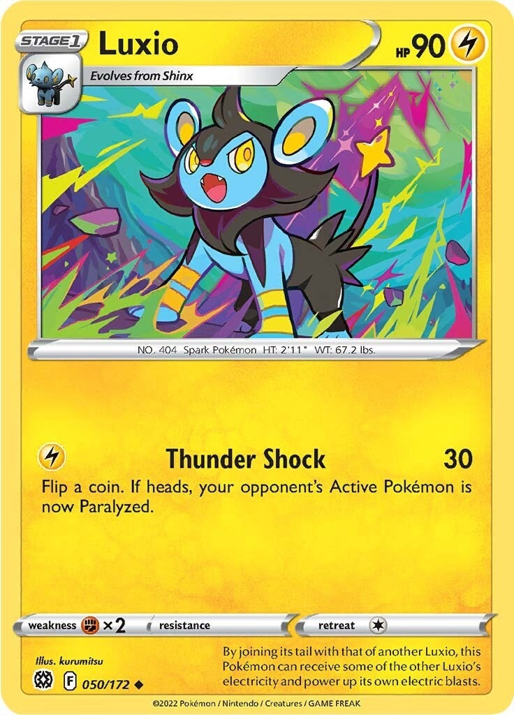 Image for Luxio (050/172) [SWSH09: Brilliant Stars] - Pokemon