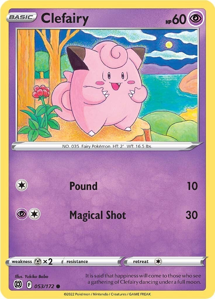 Image for Clefairy (053/172) [SWSH09: Brilliant Stars] - Pokemon