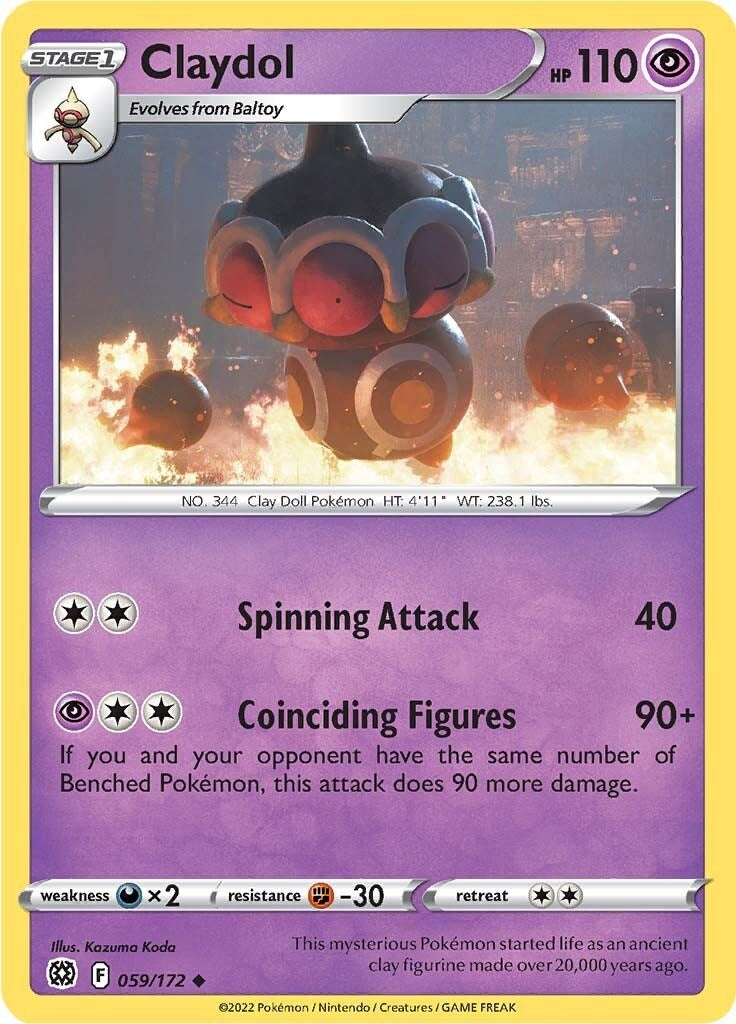 Image for Claydol (059/172) [SWSH09: Brilliant Stars] - Pokemon