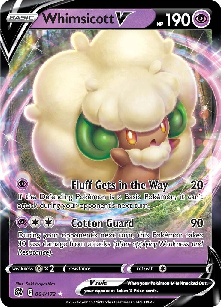 Image for Whimsicott V (064/172) [SWSH09: Brilliant Stars] - Pokemon