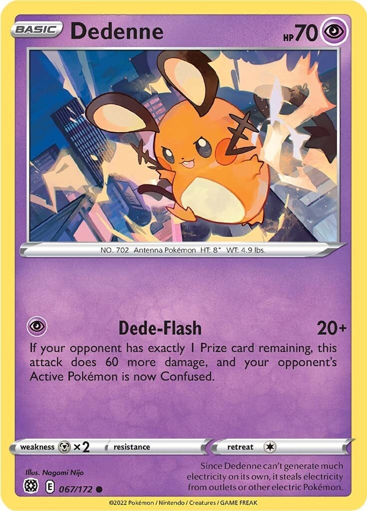 Image for Dedenne (067/172) [SWSH09: Brilliant Stars] - Pokemon