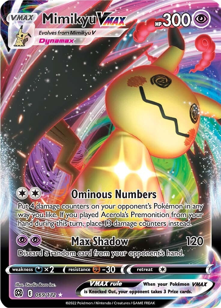 Image for Mimikyu VMAX (069/172) [SWSH09: Brilliant Stars] - Pokemon