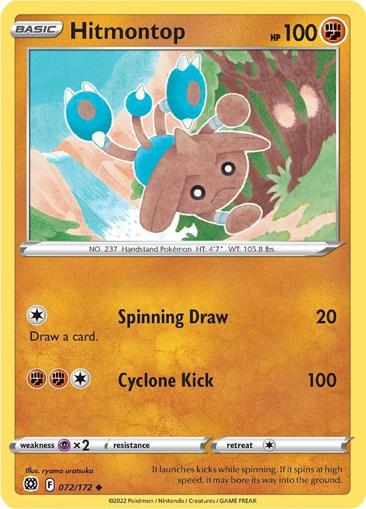 Image for Hitmontop (072/172) [SWSH09: Brilliant Stars] - Pokemon