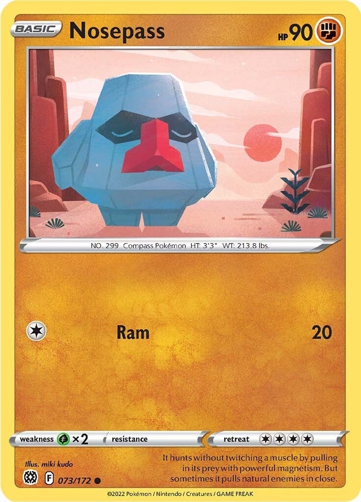 Image for Nosepass (073/172) [SWSH09: Brilliant Stars] - Pokemon