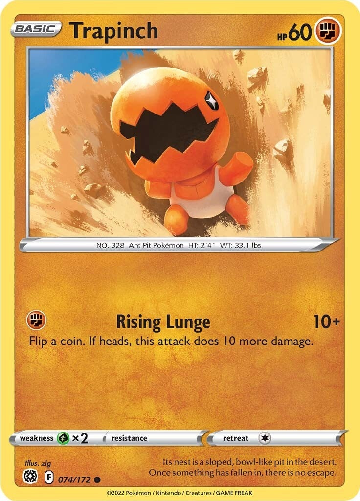 Image for Trapinch (074/172) [SWSH09: Brilliant Stars] - Pokemon