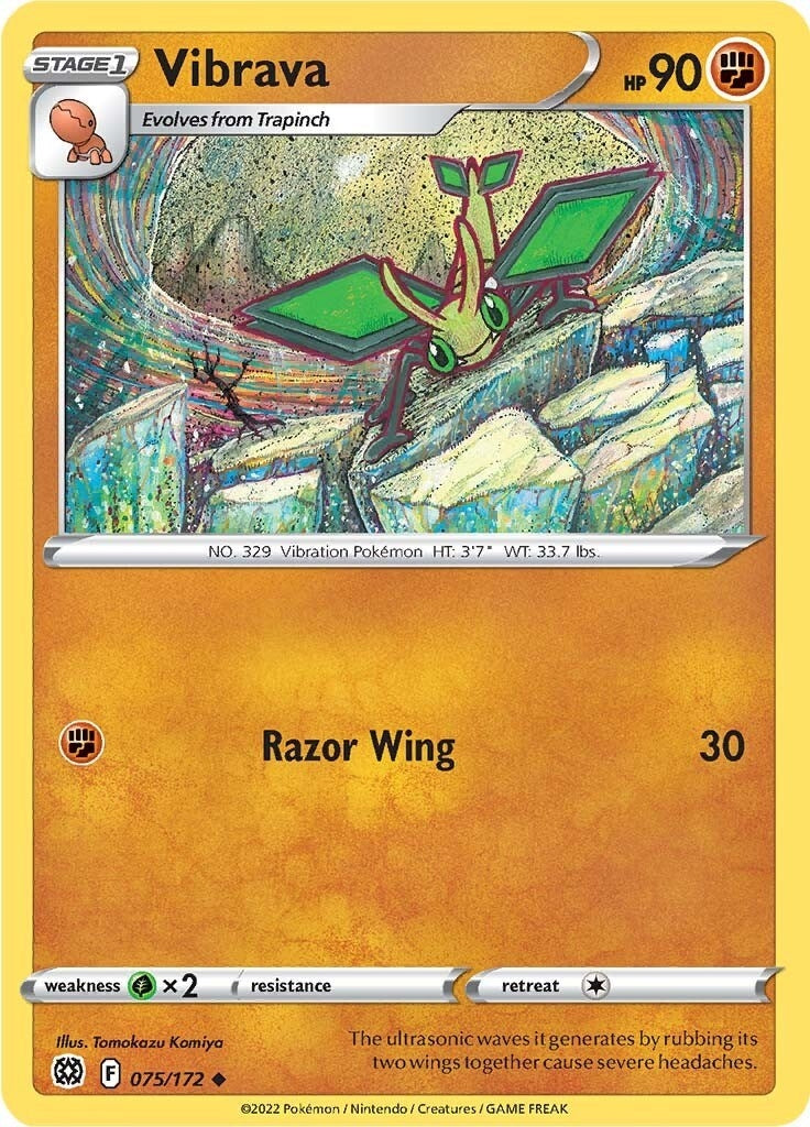 Image for Vibrava (075/172) [SWSH09: Brilliant Stars] - Pokemon