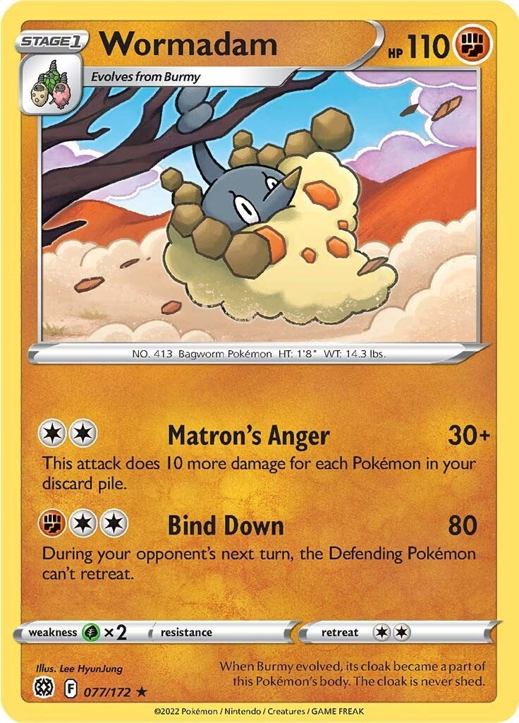 Image for Wormadam (77) (077/172) [SWSH09: Brilliant Stars] - Pokemon