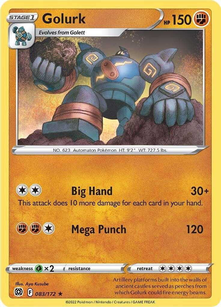 Image for Golurk (083/172) [SWSH09: Brilliant Stars] - Pokemon