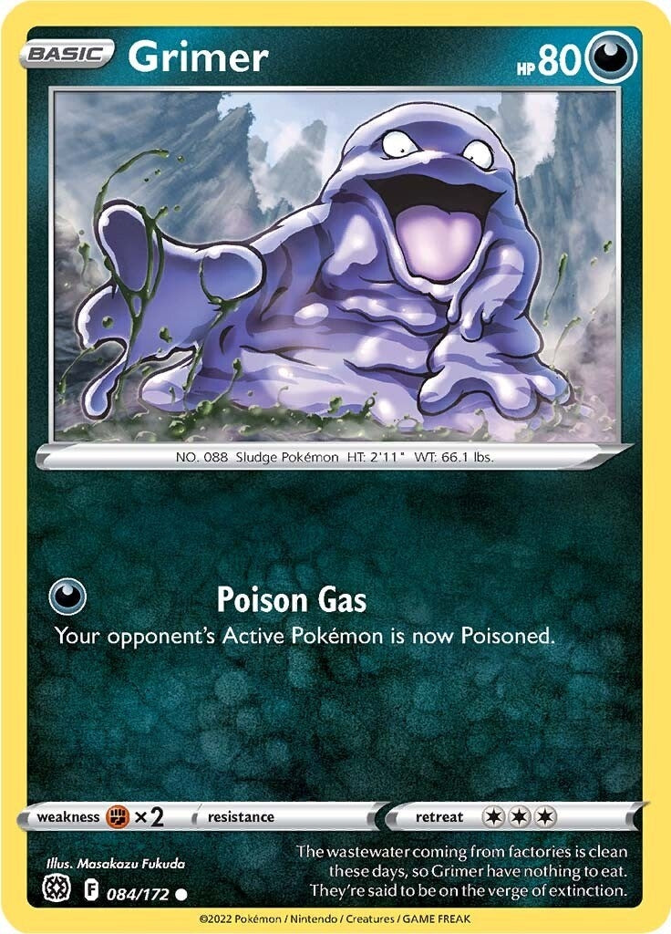 Image for Grimer (084/172) [SWSH09: Brilliant Stars] - Pokemon