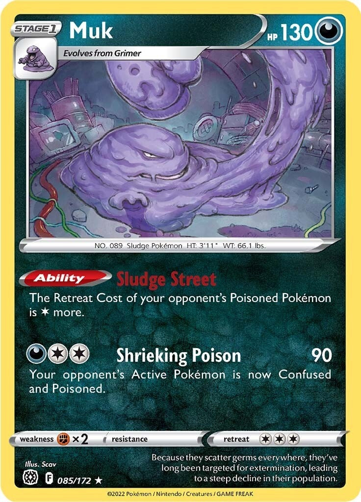 Image for Muk (085/172) [SWSH09: Brilliant Stars] - Pokemon