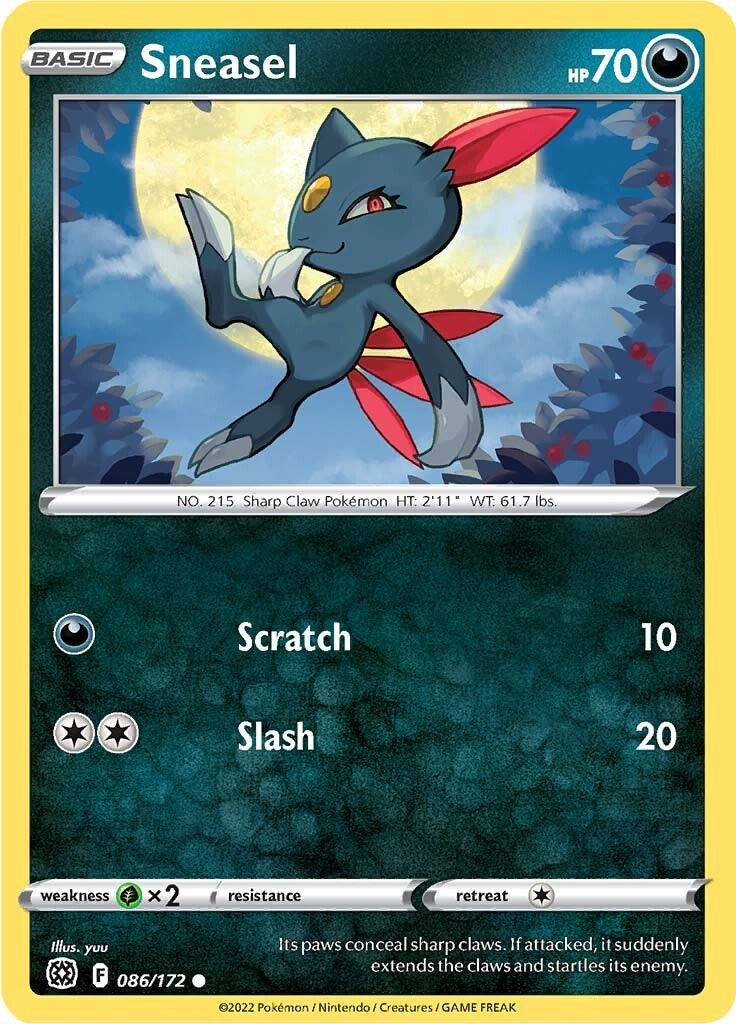 Image for Sneasel (086/172) [SWSH09: Brilliant Stars] - Pokemon