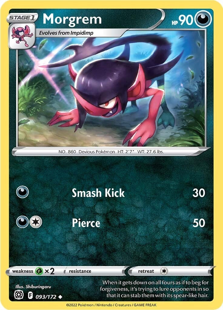 Image for Morgrem (093/172) [SWSH09: Brilliant Stars] - Pokemon
