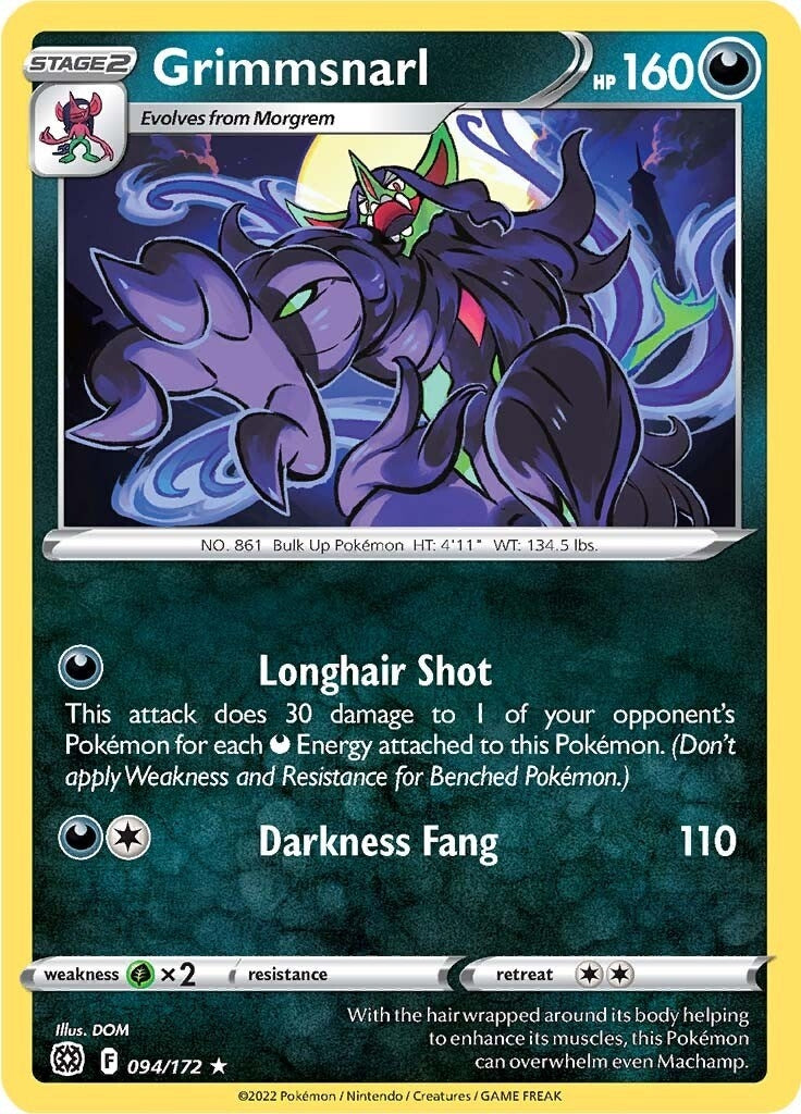Image for Grimmsnarl (094/172) [SWSH09: Brilliant Stars] - Pokemon