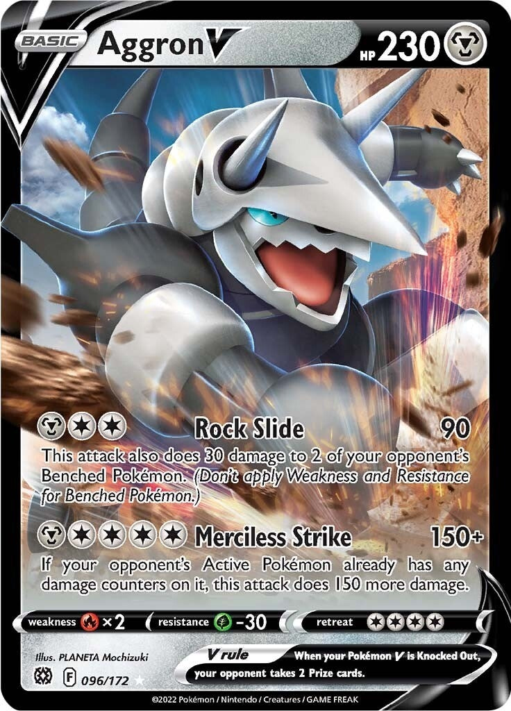 Image for Aggron V (096/172) [SWSH09: Brilliant Stars] - Pokemon