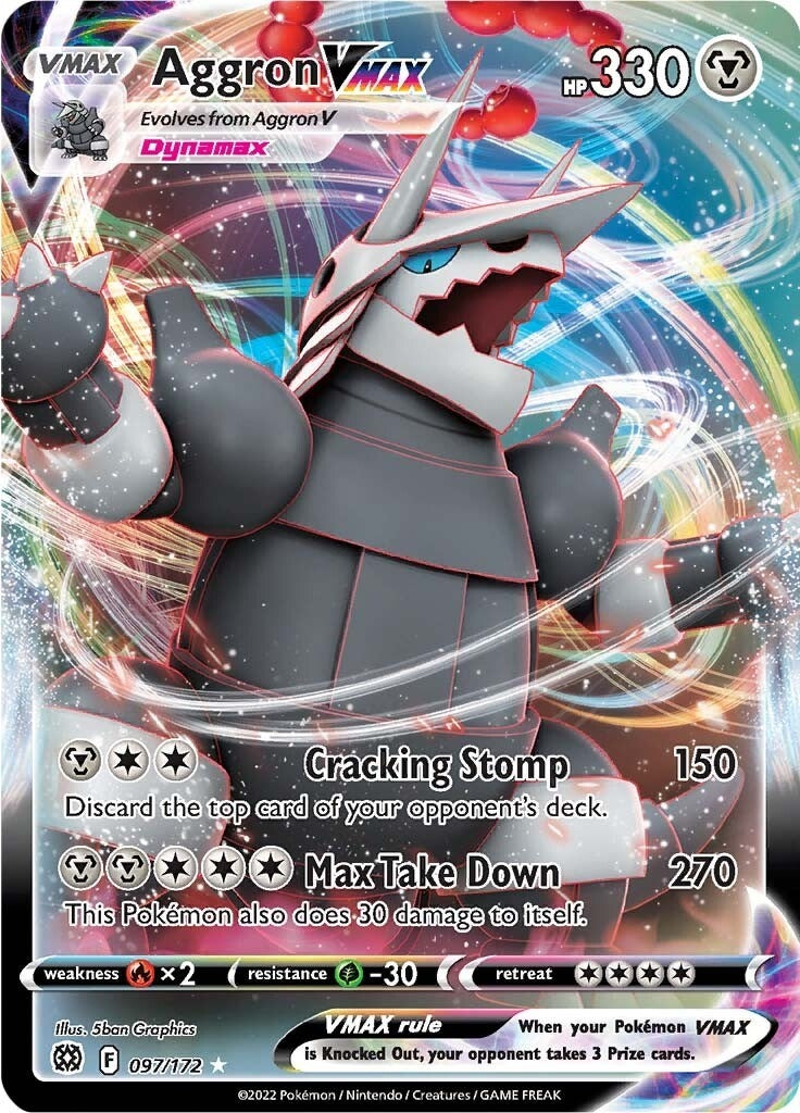 Image for Aggron VMAX (097/172) [SWSH09: Brilliant Stars] - Pokemon