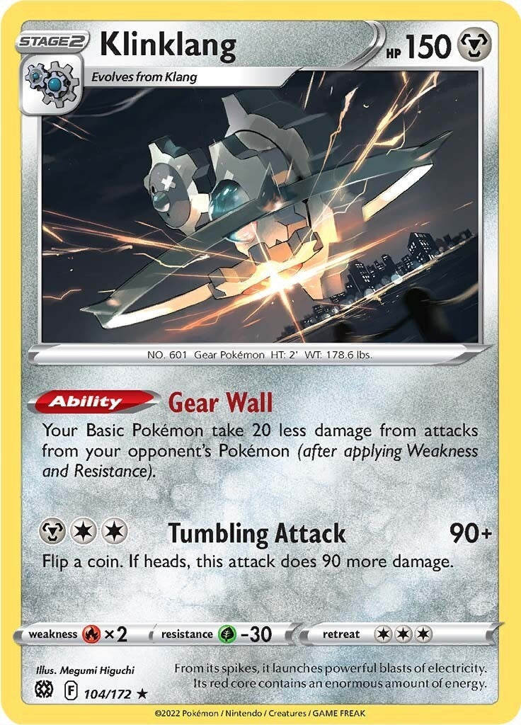 Image for Klinklang (104/172) [SWSH09: Brilliant Stars] - Pokemon