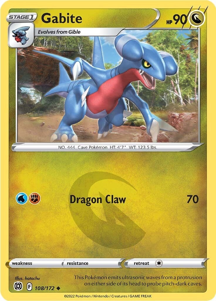 Image for Gabite (108/172) [SWSH09: Brilliant Stars] - Pokemon