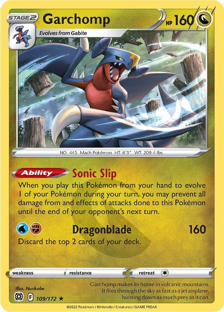 Image for Garchomp (109/172) [SWSH09: Brilliant Stars] - Pokemon