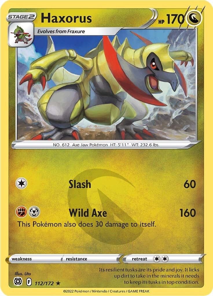 Image for Haxorus (112/172) [SWSH09: Brilliant Stars] - Pokemon