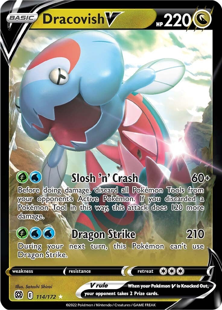 Image for Dracovish V (114/172) [SWSH09: Brilliant Stars] - Pokemon