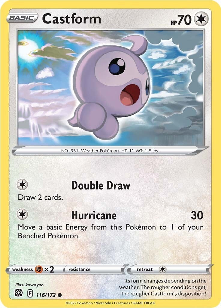 Image for Castform (116/172) [SWSH09: Brilliant Stars] - Pokemon
