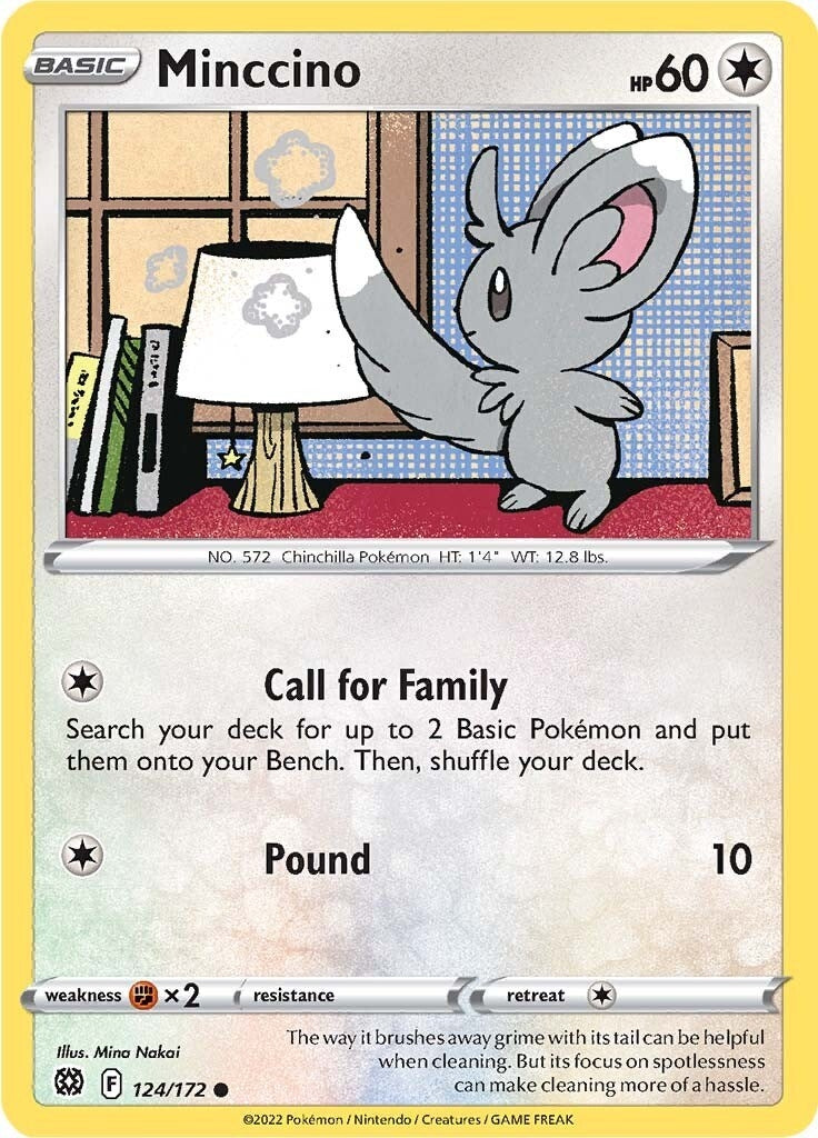 Image for Minccino (124/172) [SWSH09: Brilliant Stars] - Pokemon