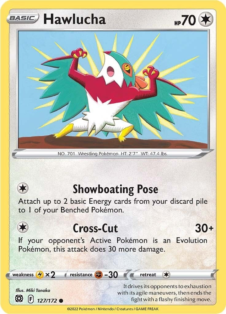 Image for Hawlucha (127/172) [SWSH09: Brilliant Stars] - Pokemon