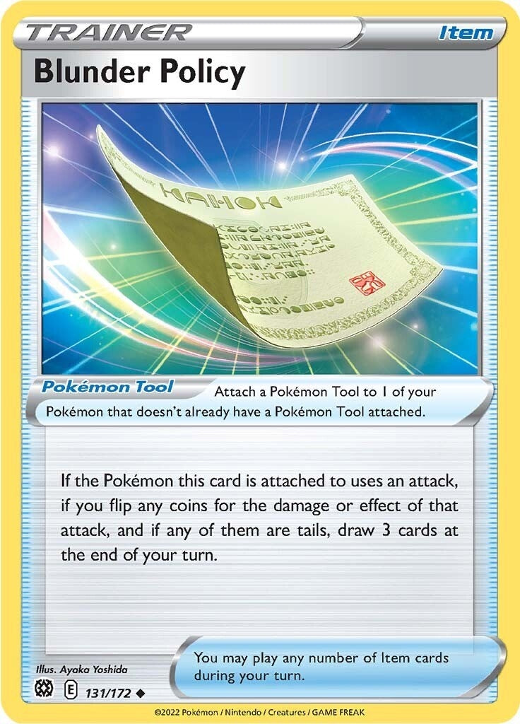 Image for Blunder Policy (131/172) [SWSH09: Brilliant Stars] - Pokemon