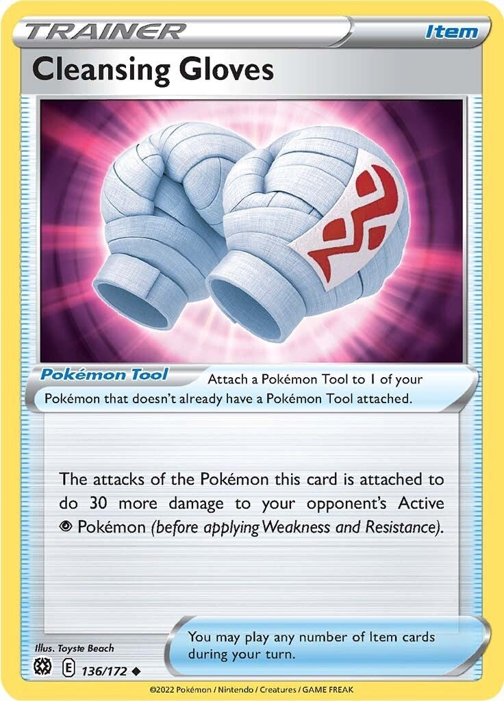 Image for Cleansing Gloves (136/172) [SWSH09: Brilliant Stars] - Pokemon