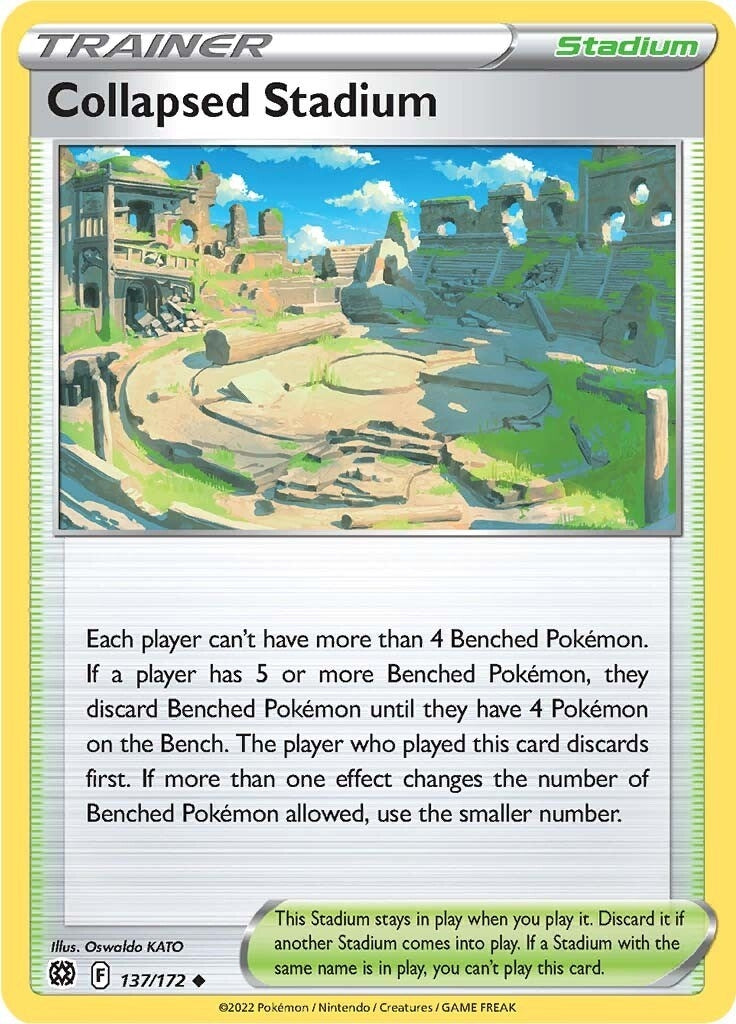 Image for Collapsed Stadium (137/172) [SWSH09: Brilliant Stars] - Pokemon