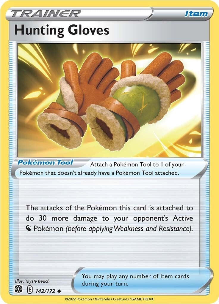 Image for Hunting Gloves (142/172) [SWSH09: Brilliant Stars] - Pokemon