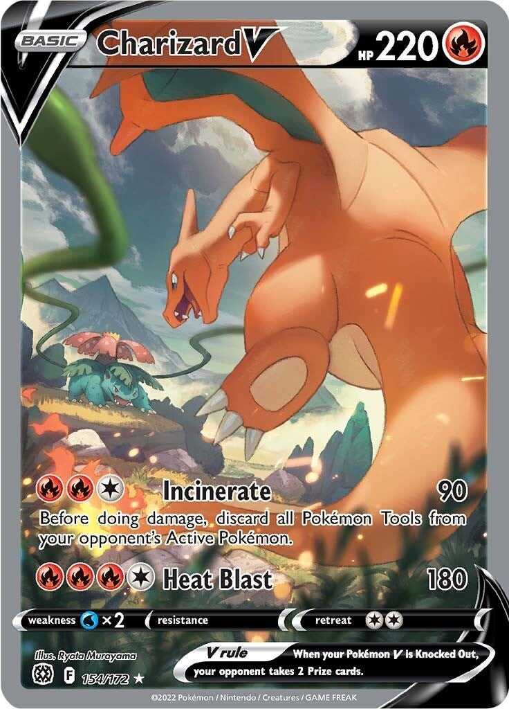 Image for Charizard V (Alternate Full Art) (154/172) [SWSH09: Brilliant Stars] - Pokemon