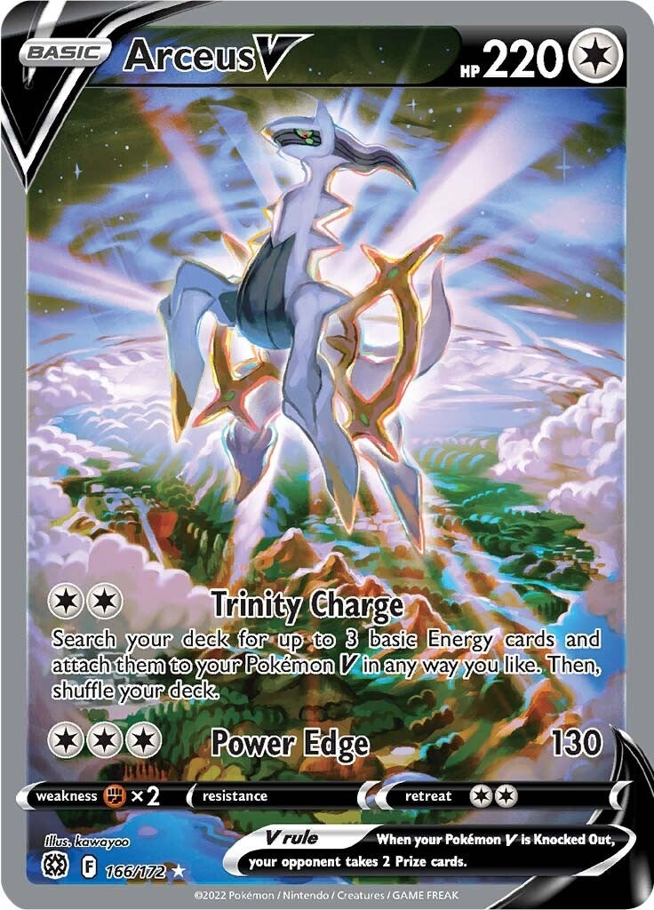 Image for Arceus V (Alternate Full Art) (166/172) [SWSH09: Brilliant Stars] - Pokemon