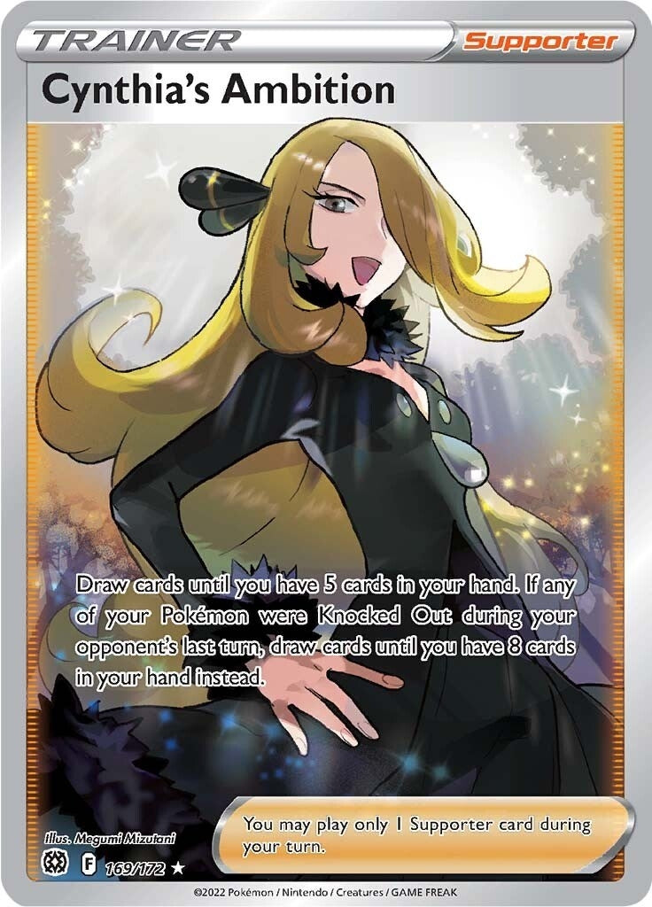 Image for Cynthia's Ambition (Full Art) (169/172) [SWSH09: Brilliant Stars] - Pokemon