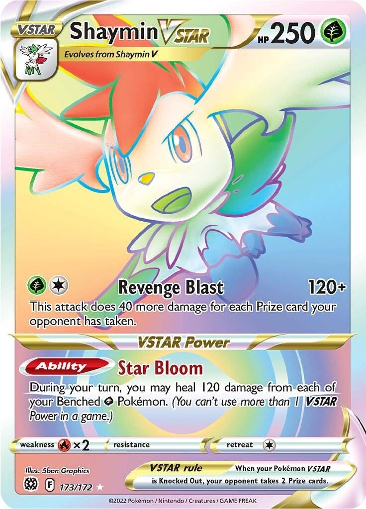 Image for Shaymin VSTAR (Secret) (173/172) [SWSH09: Brilliant Stars] - Pokemon