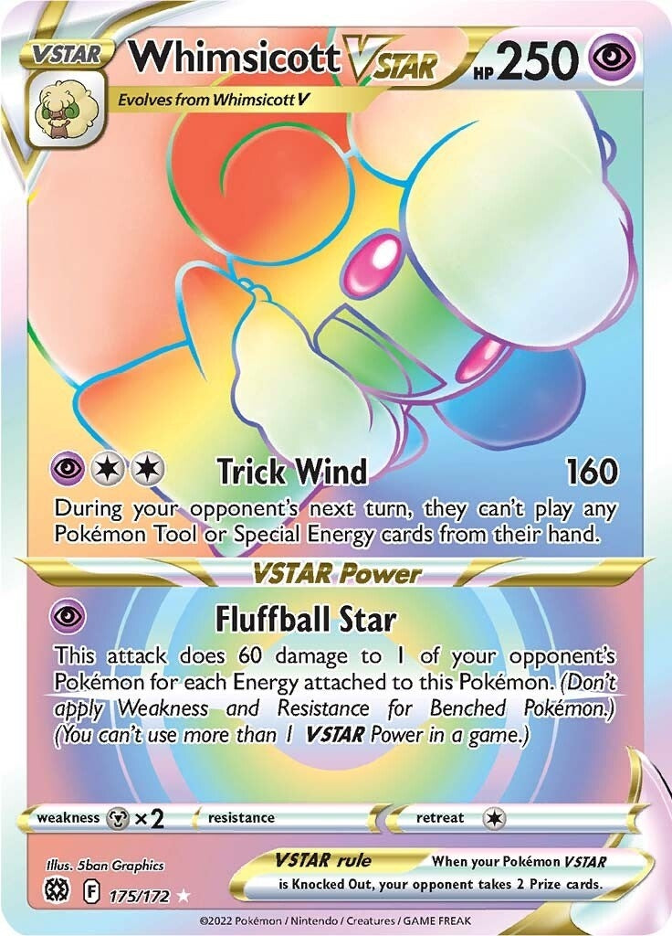 Image for Whimsicott VSTAR (Secret) (175/172) [SWSH09: Brilliant Stars] - Pokemon