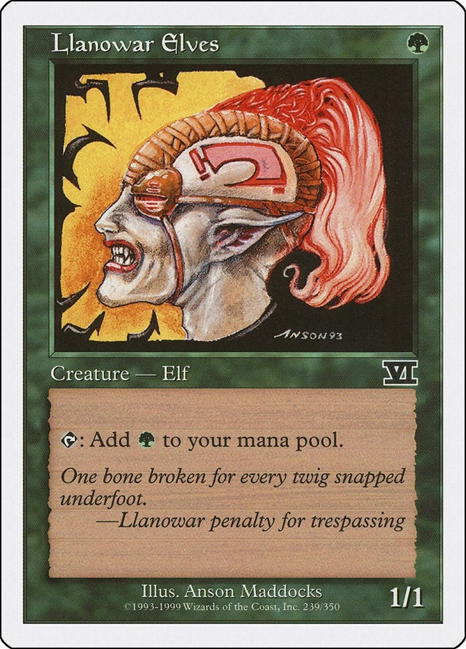Image for Llanowar Elves (239) [Classic Sixth Edition] - Magic: The Gathering