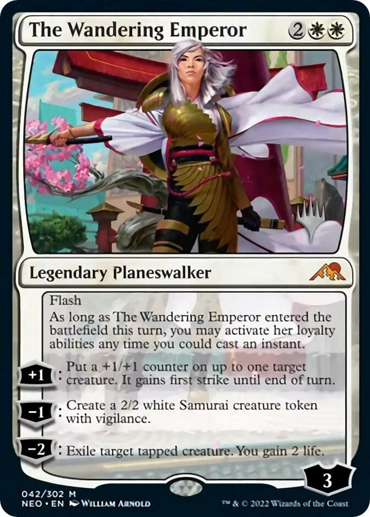 Image for The Wandering Emperor (42) [Kamigawa: Neon Dynasty] - Magic: The Gathering