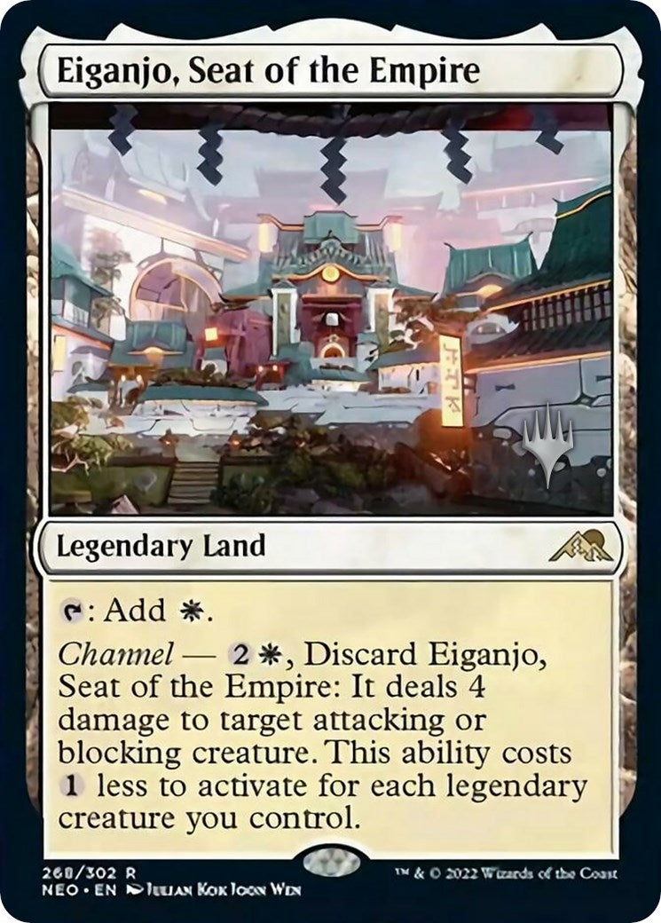Image for Eiganjo, Seat of the Empire (268) [Kamigawa: Neon Dynasty] - Magic: The Gathering