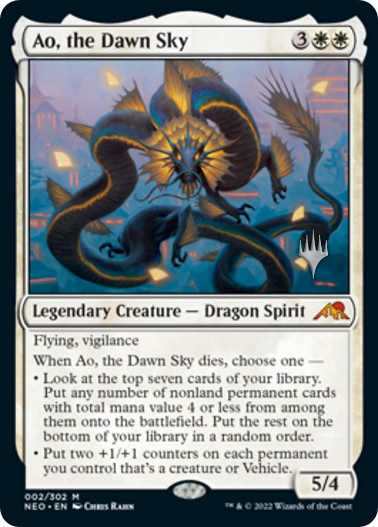 Image for Ao, the Dawn Sky (2) [Kamigawa: Neon Dynasty] - Magic: The Gathering