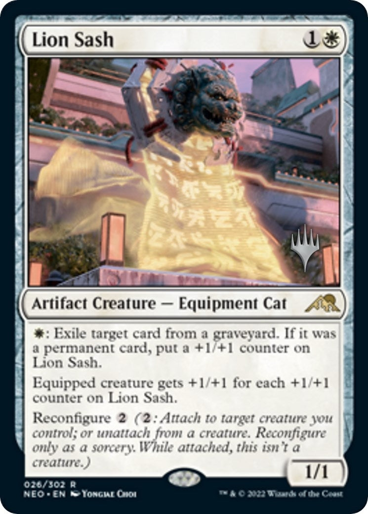 Image for Lion Sash (26) [Kamigawa: Neon Dynasty] - Magic: The Gathering