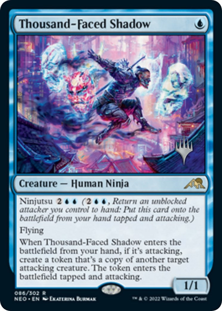 Image for Thousand-Faced Shadow (86) [Kamigawa: Neon Dynasty] - Magic: The Gathering